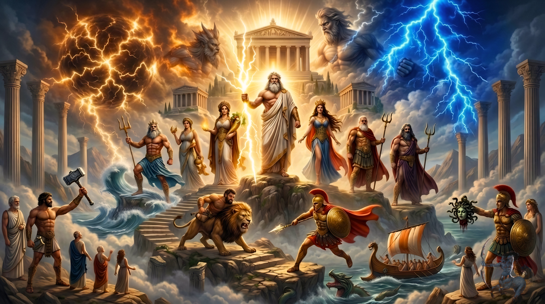 Mitologia Grega: as Histórias da Origem dos Deuses e dos Feitos dos Heróis